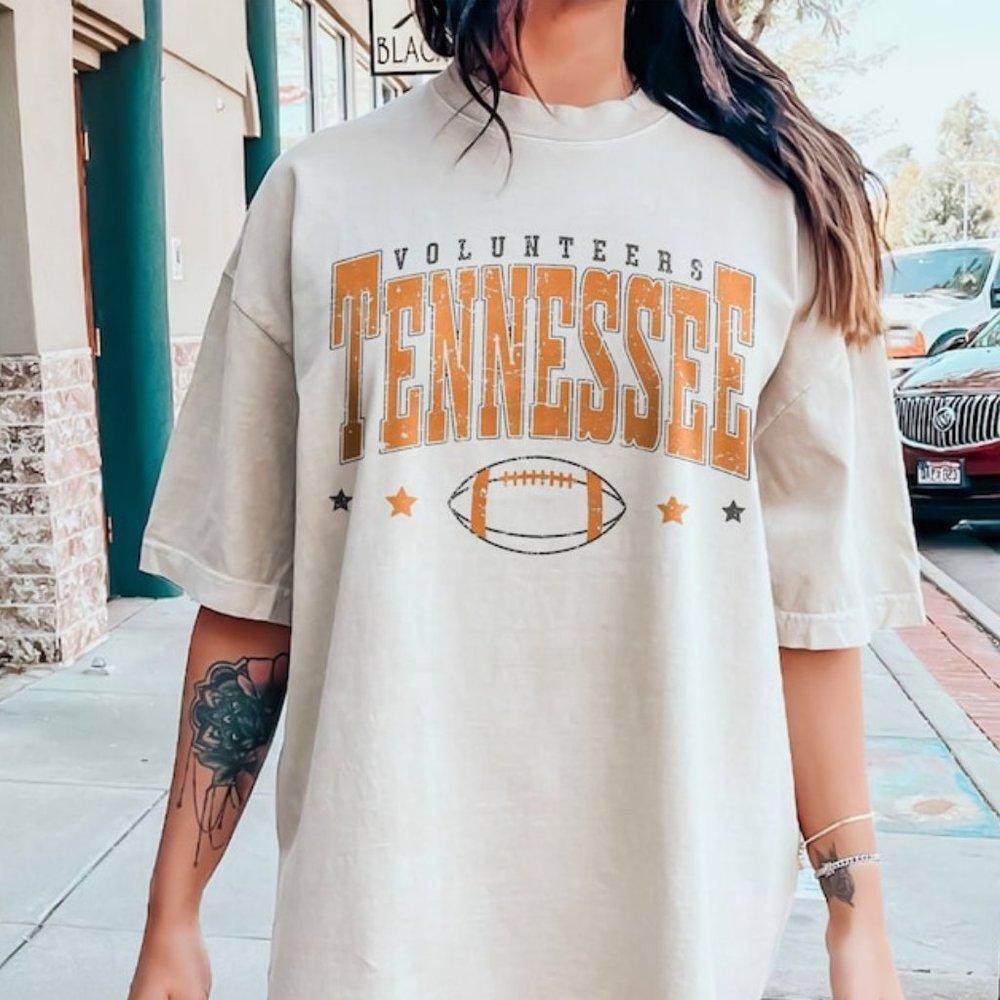 Tennessee Vols Football Shirt Team Graphic Tee Sports Fan Gift Unisex Shirt